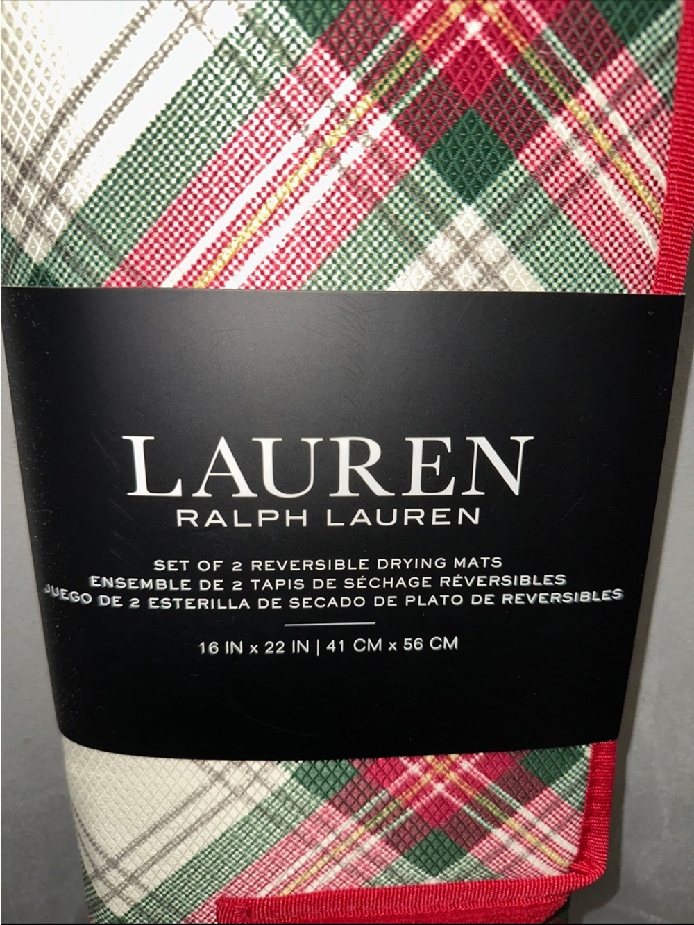 Ralph Lauren dish drying mats - Picture 2 of 3